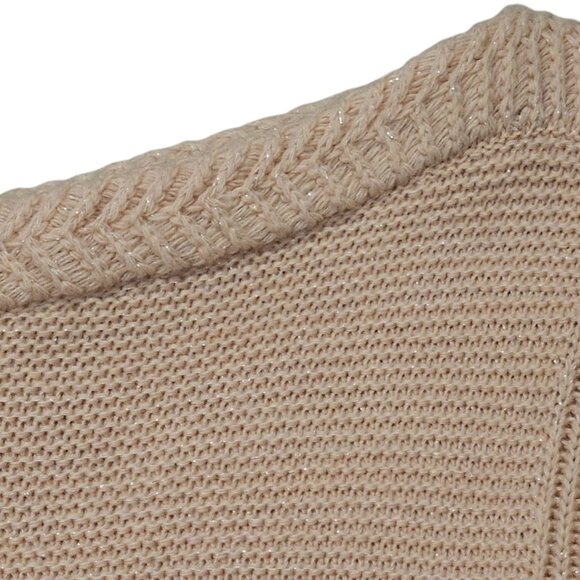 Banana Republic Sparkly Pink Sweater, Small - Picture 2 of 7